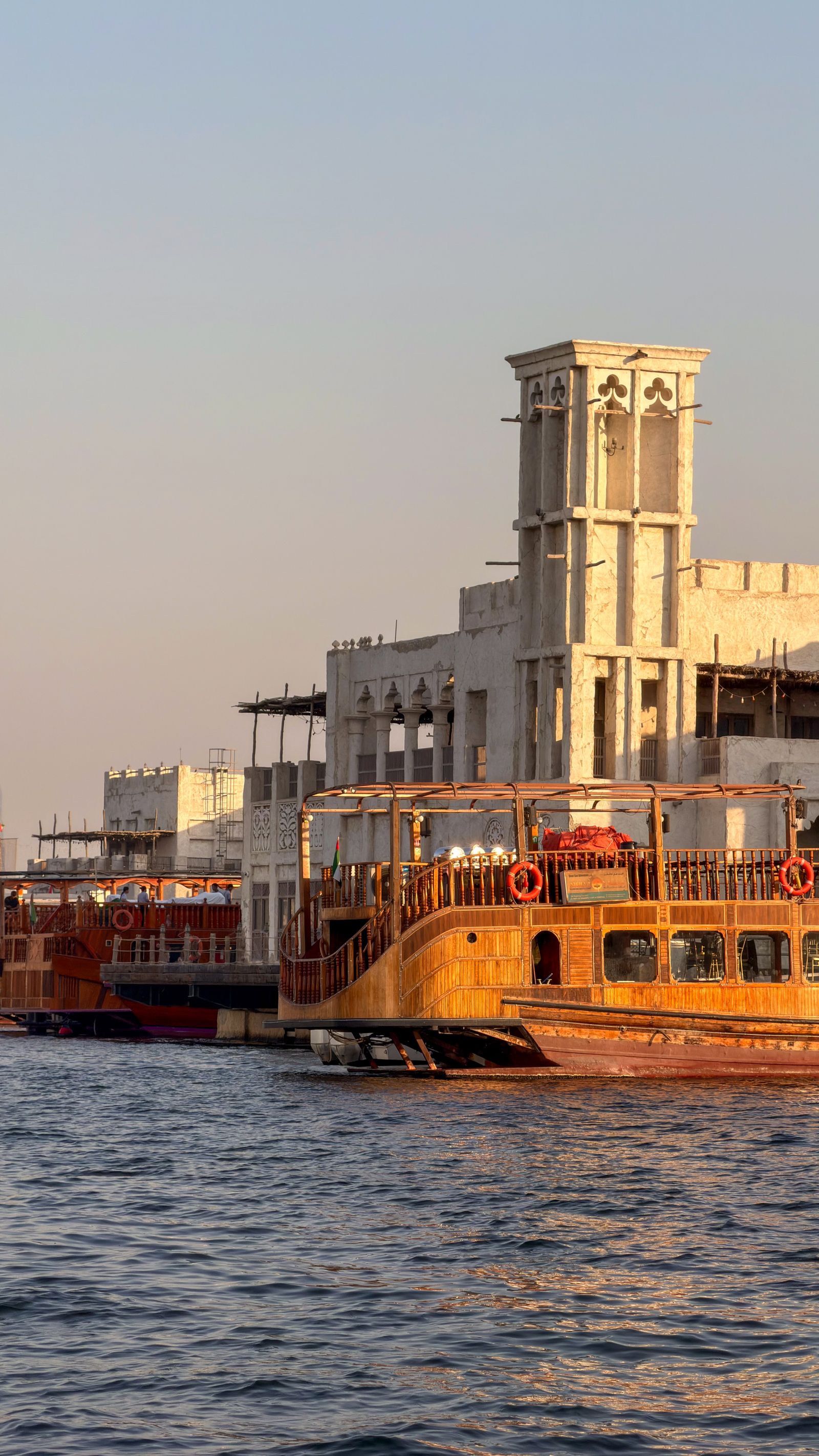 Old Dubai by water — the Creek, the souks’ lights, dinner on a classic dhow.
