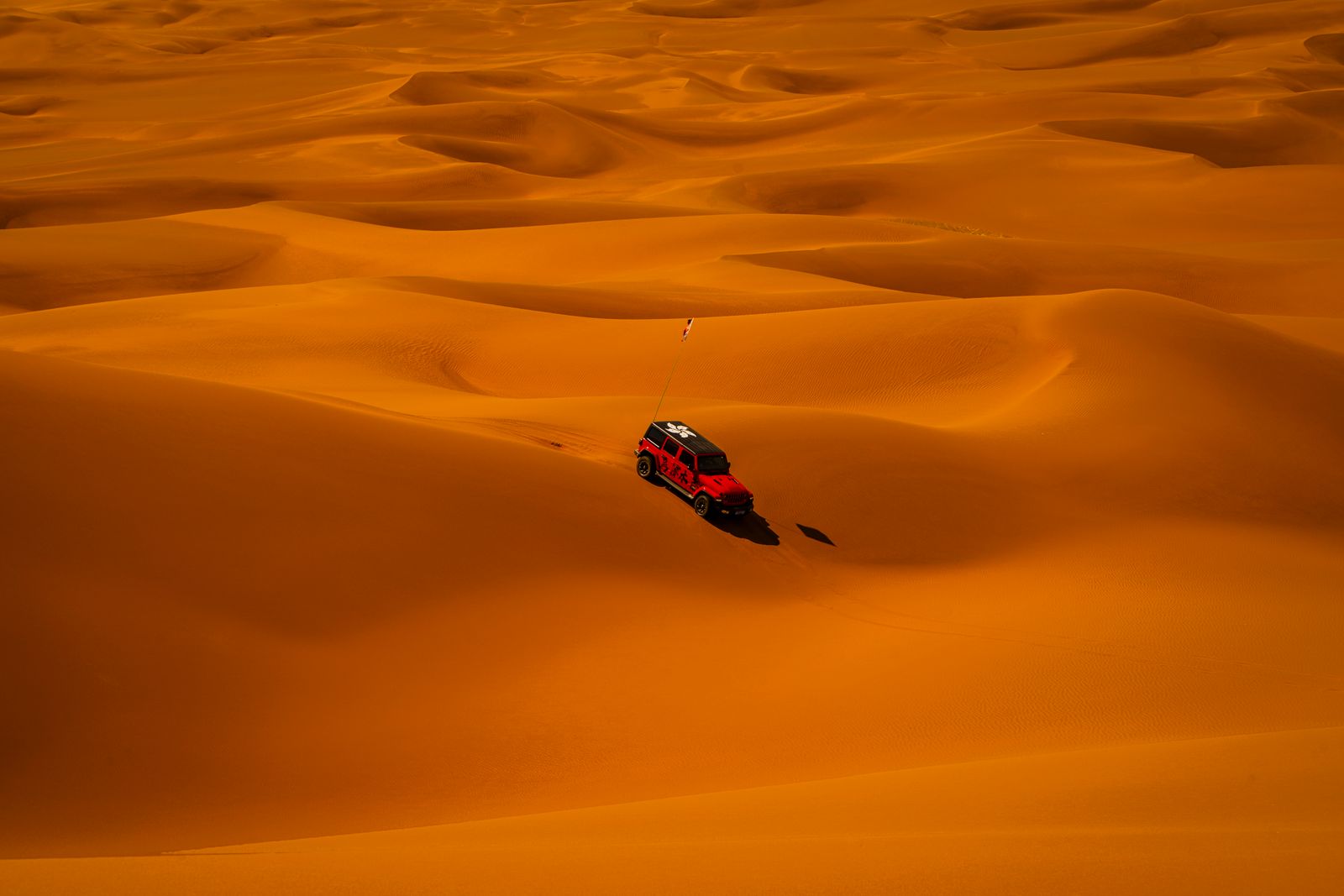 The ride, then the reserved majlis — adrenaline first, silver service after.
